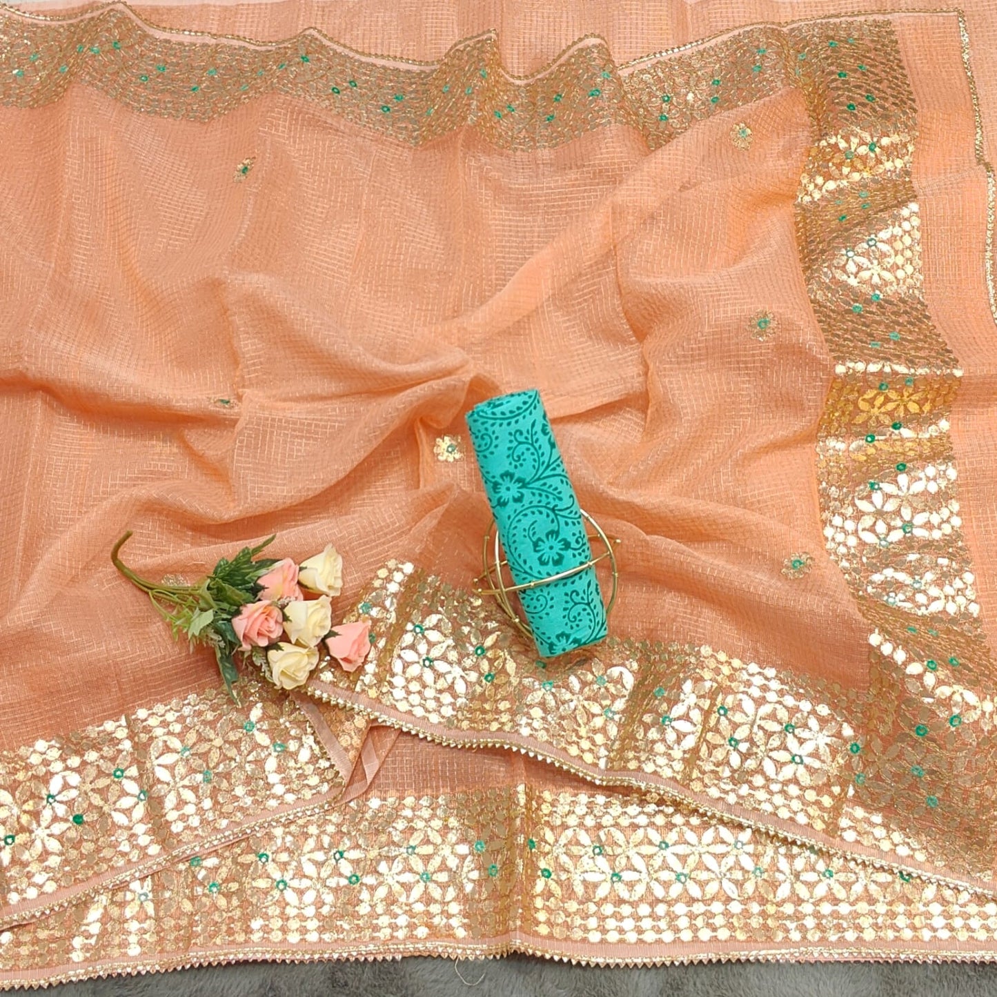 Elegant Kota Tissue Saree