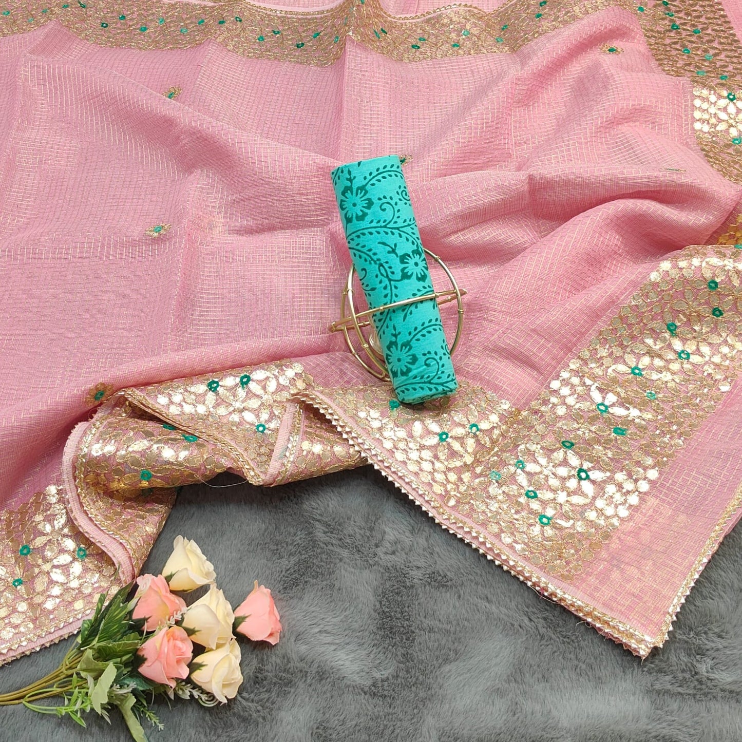 Elegant Kota Tissue Saree