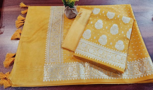 Exclusive Banarasi Unstitched Salwar Kameez with Dupatta