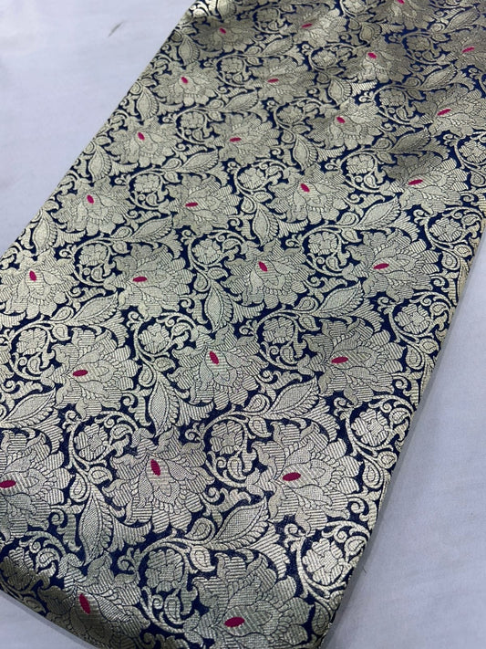 Gorgeous Fine Zari Meenakari Pure Banarasi Brocades