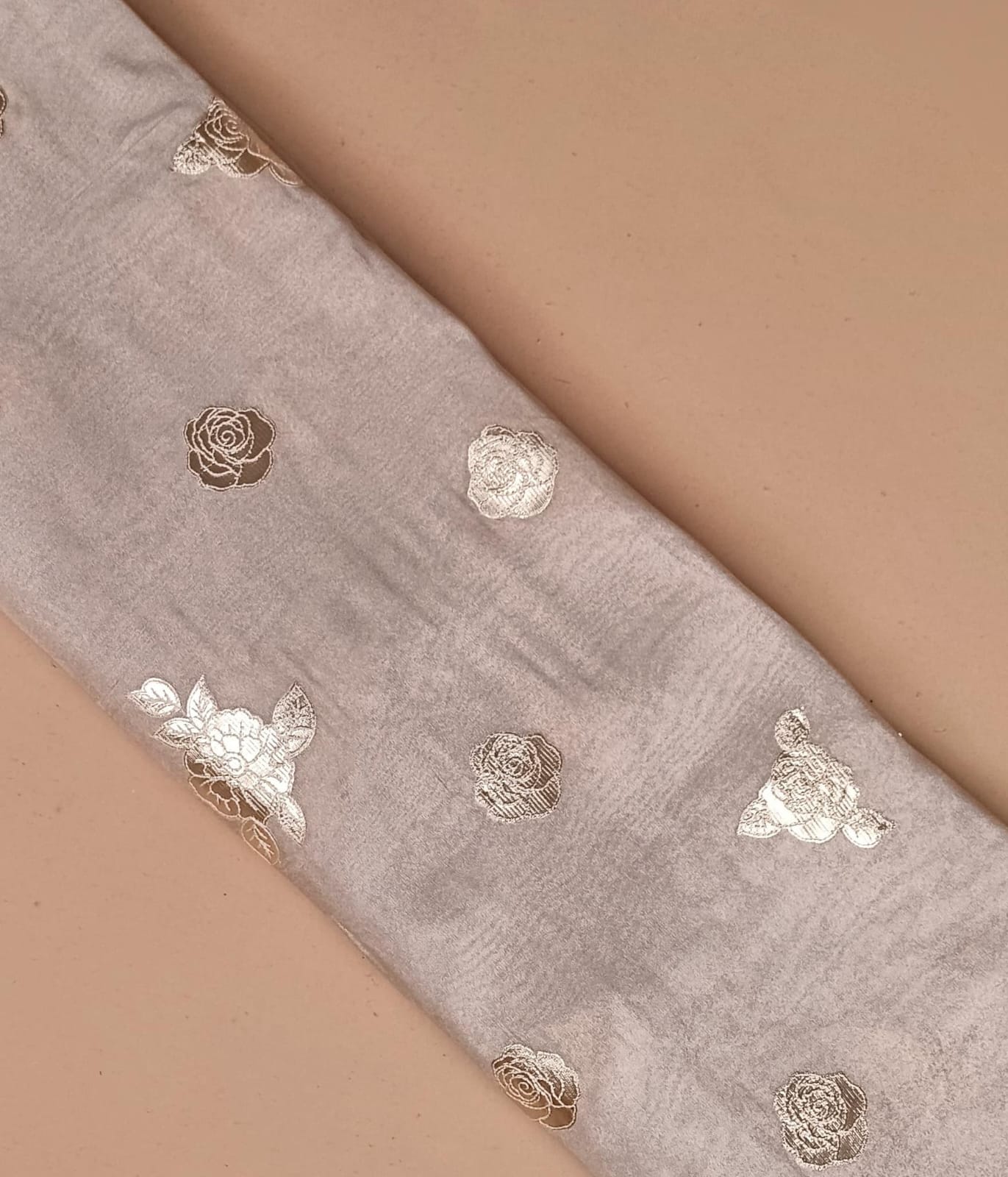Beautiful & Classy Pure Tissue Silk – Gota Patti Embroidery, 44 Width