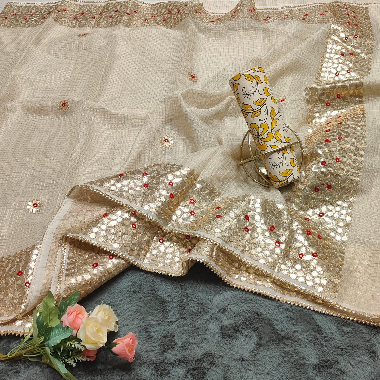 Elegant Kota Tissue Saree