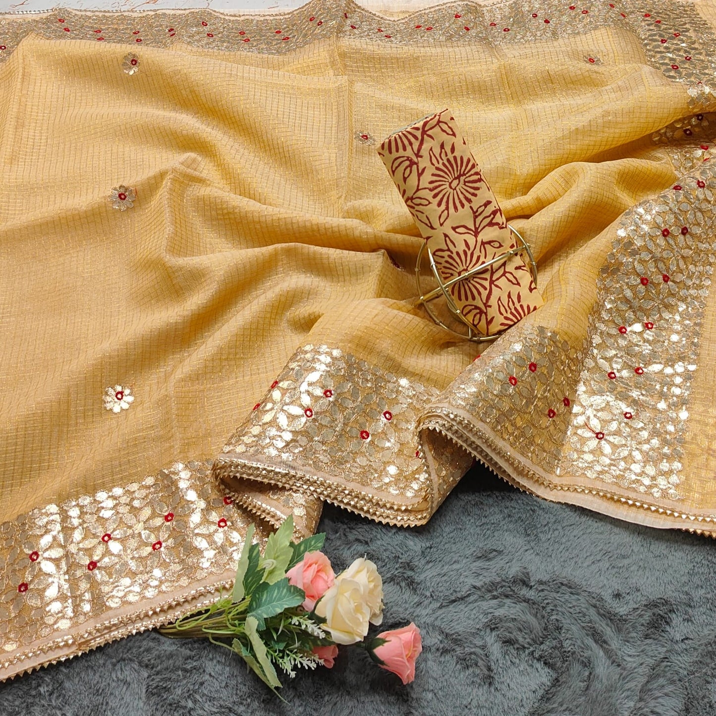 Elegant Kota Tissue Saree
