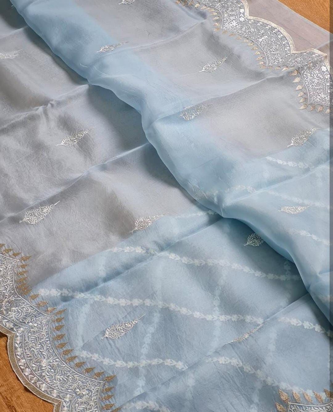 Banarasi Handloom Organza Silk Saree